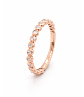 ROEMER by Bregje ROEMER by Bregje ring Sparkles Mini 18K rosegoud met 0.33ct diamant