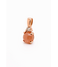 ROEMER by Bregje ROEMER by Bregje Hanger Solance 18k roségoud met oranje  maansteen en cognac diamant (0.15ct)