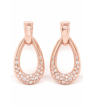 ROEMER ROEMER oorhangers Soltar roségoud 18k met 1.10 ct. briljant