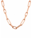 Roemer collier paperclip 18k roségoud 50cm