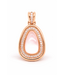 ROEMER hanger roségoud 18k met maansteen & briljant 0.96ct