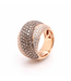 Positano Positano ring 18K rosegoud met 4,04 ct diamant 56