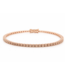 Positano tennisarmband 18k rosegoud met diamant 17.5cm 10522/BR
