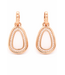 ROEMER ROEMER oorhangers triangolo roségoud 18k met 0.91ct. briljant