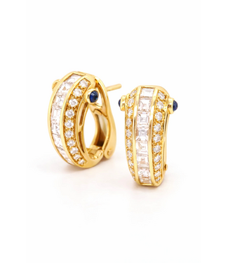 ROEMER ROEMER oorknoppen 18k goud met 1.55ct diamant