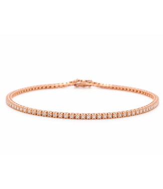 ROEMER ROEMER tennisarmband 14K roségoud met diamant 0.57ct