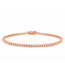 ROEMER ROEMER tennisarmband 14k roségoud 1.02ct 18cm
