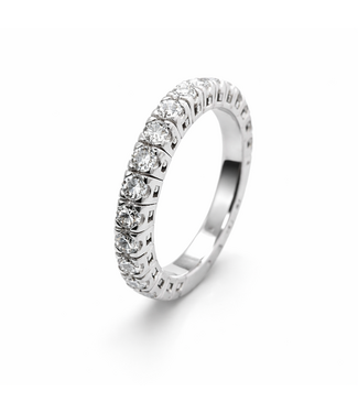 Positano Positano 18k witgouden Flexring met diamant (0.88ct)
