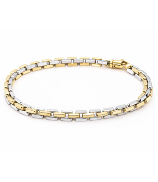 ROEMER Roemer 18K geel- met witgouden Armband Rettangolare