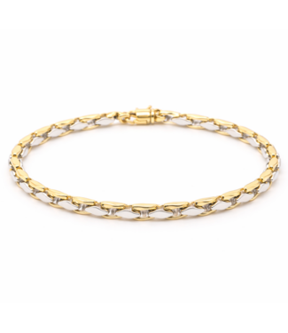 ROEMER ROEMER armband 18K wit- met geelgoud 20249