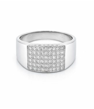 ROEMER ROEMER witgouden ring met briljant