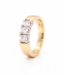Passione Passione 14K geel- met witgouden ring met diamant 0,75ct 54