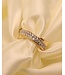 Passione 14k geelgouden ring goud met diamant 0.54 ct. H/Si 56