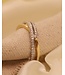 Passione ring geel/witgoud 14k met 0.20ctG/Si maat 56