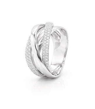 Positano Positano Ring 18k witgoud 5044/AW 0.35ct diamant maat 55