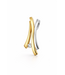 Bicolor gouden hanger met 0,04 ct. diamant