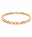 Monzario14k geelgouden armband jasseron 7mm 20cm.