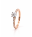 ROEMER ROEMER 18K rosegouden ring met 0,61ct diamant