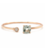 Positano Positano Bangle 18K rosegoud met Praseoliet en diamant