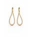 Passione oorhangers goud 14k met 0.96ct diamant G/Si