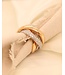 Passione 14k rose- met witgouden ring met diamant 0.36ct 54
