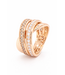 Positano Positano Ring 18k roségoud 7952/ARBD 0.80ct diamant & cognac diamant maat 54