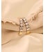 ROEMER ring riviera goud 14k met diamant 0.50ct maat 55
