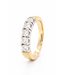 ROEMER ring riviera goud 14k met diamant 1.00ct maat 55