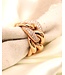Positanio ring 18k roségoud 5456/AR 0.82ct diamant maat 56