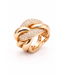 Positanio ring 18k roségoud 5456/AR 0.82ct diamant maat 56