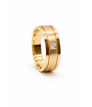 ROEMER ROEMER gouden herenring 0.05 ct. 40993 63