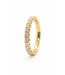 ROEMER ring 18k geelgoud alliance L met diamant 0,76ct 56