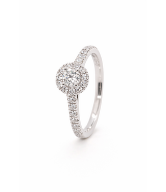 ROEMER ROEMER ring 18k witgoud Circulo met diamant 0.67ct 55
