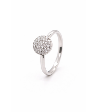 Positano Positano 18k witgouden ring met diamant (0.40ct)