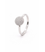 Positano Positano 18k witgouden ring met diamant (0.40ct)