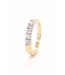 ROEMER ring riviera goud 14k met diamant 0.50ct maat 55