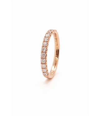 ROEMER ROEMER 18k Rosegouden alliance ring M 0,40cr TW Si