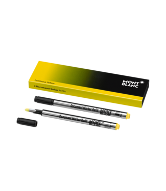 Montblanc Montblanc document marker refills, luminous yellow 128252