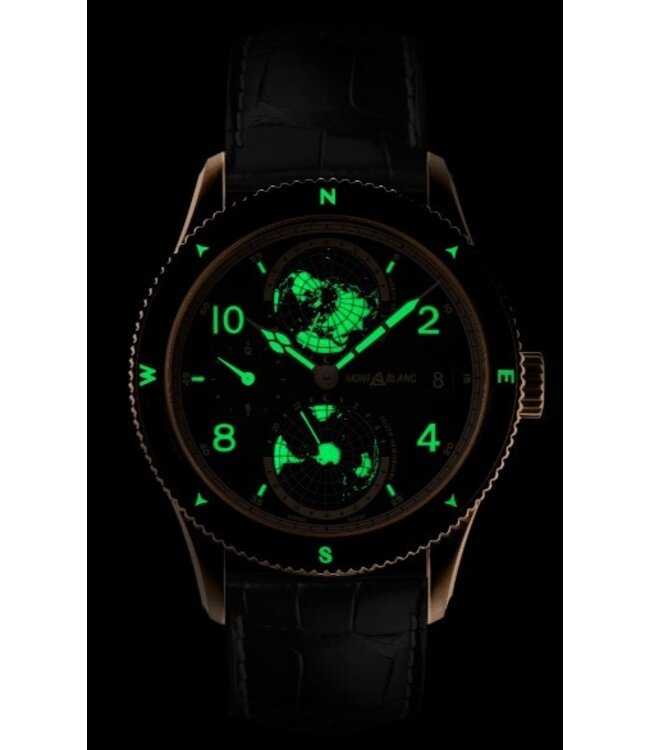 Montblanc horloge 1858 Geosphere MB128255