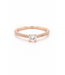 ROEMER ROEMER ring 14k rosegoud solitair met diamant M 0.38ct 54