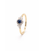 ROEMER  Ring  goud 14K met saffier 0.38ct en diamant 0.25ct R40873