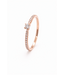 ROEMER ROEMER ring 14K rosegoud solitair met diamant XS 0.24ct 54