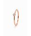 ROEMER ROEMER roségouden solitair ring 0.11ct