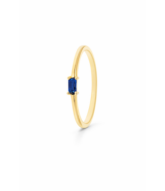 Miss Spring Miss Spring geelgouden ring Brilliantly Baguette