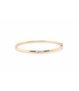 ROEMER ROEMER Bangle 14k goud met 0.30ct. diamant