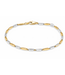 Monzario Monzario armband 865Abic 19cm. geel/witgoud 14k