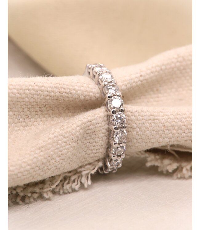 ROEMER by Bregje witgouden alliancering met diamant 1.10 ct