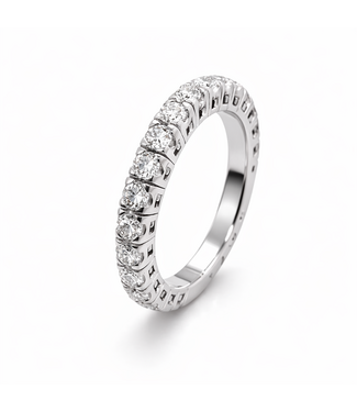 Positano Positano 18k witgouden Flexring met diamant (0.88ct)