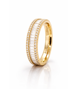 ROEMER ROEMER 18K geelgouden ring met diamanten 0.75 ct maat 53