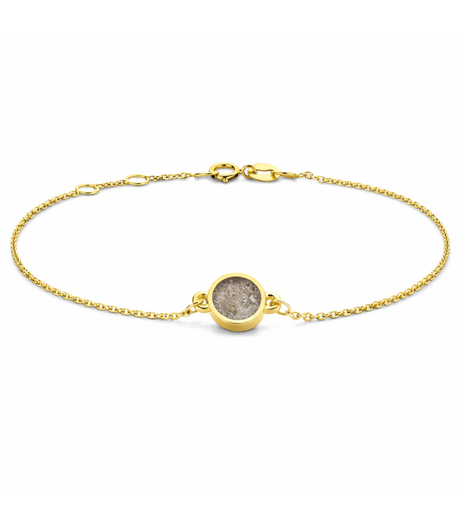 Just Franky Ashes Bracelet Round Chain 16-18